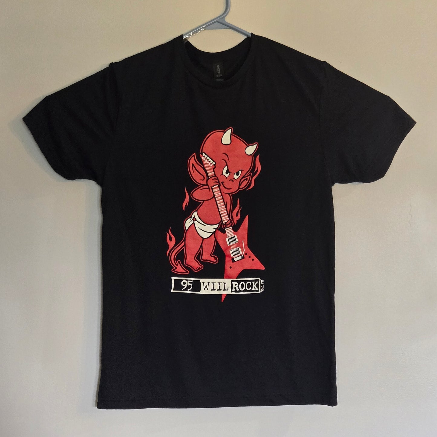 95 WIIL Rock T-shirt Runnin' with the Devil