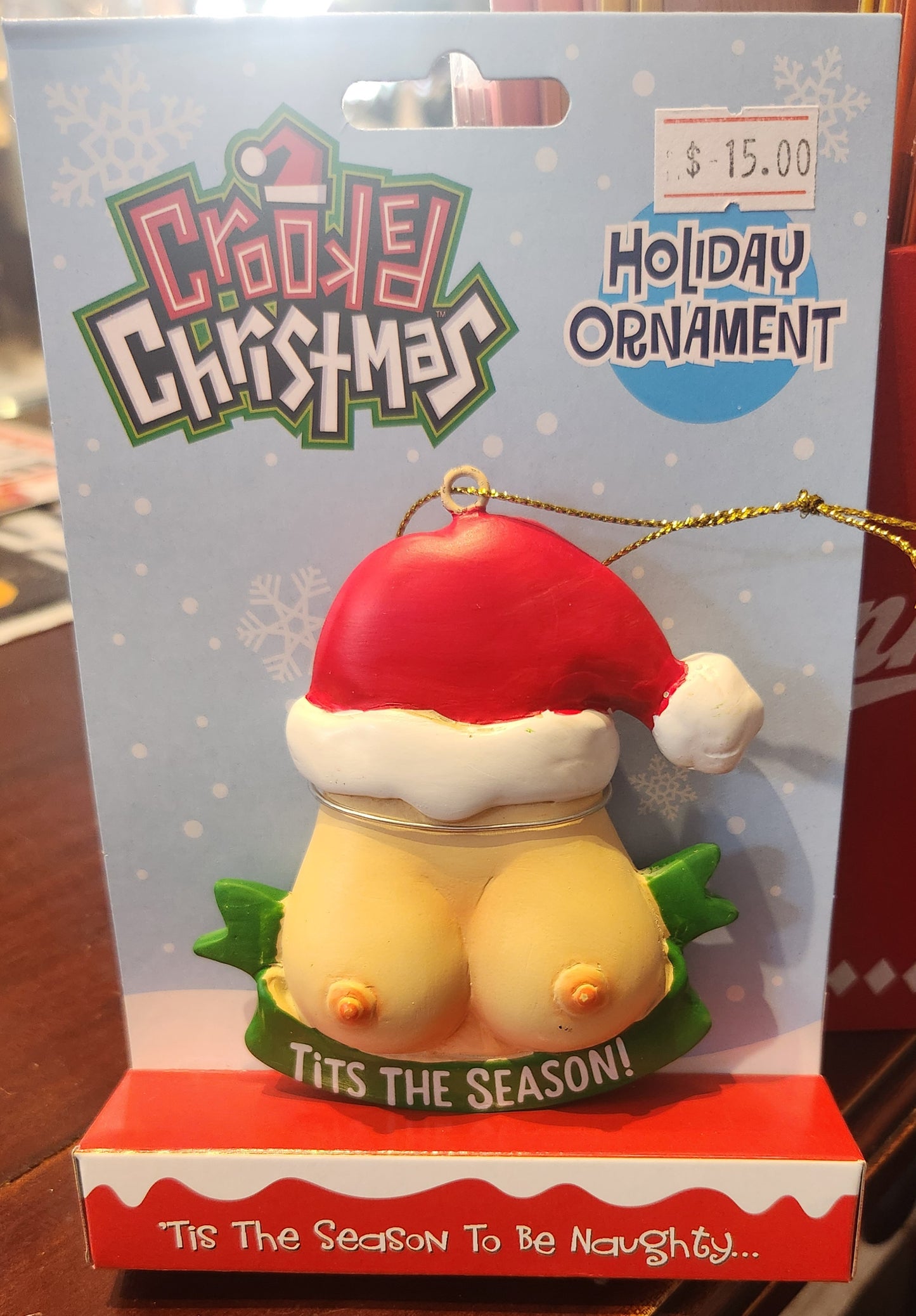 TITS THE SEASON HOLIDAY ORNAMENT