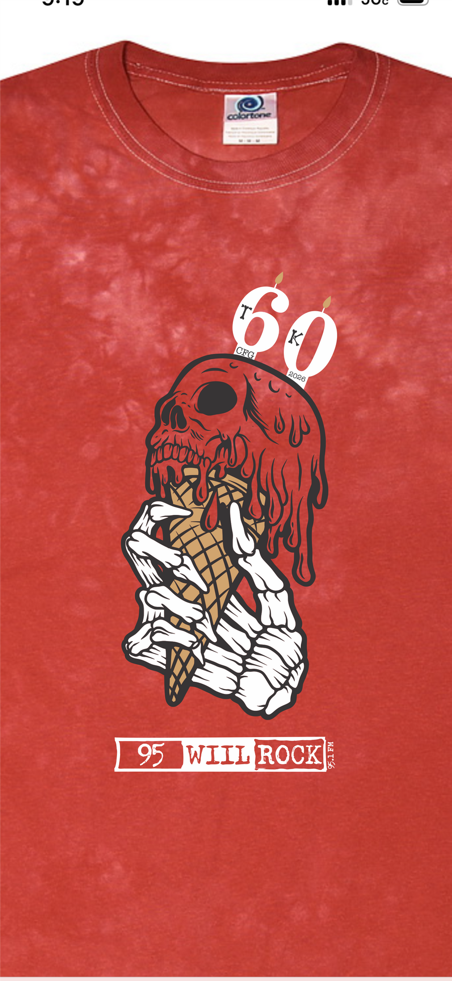 95 WIIL Rock Official CFG 2026 T-shirt