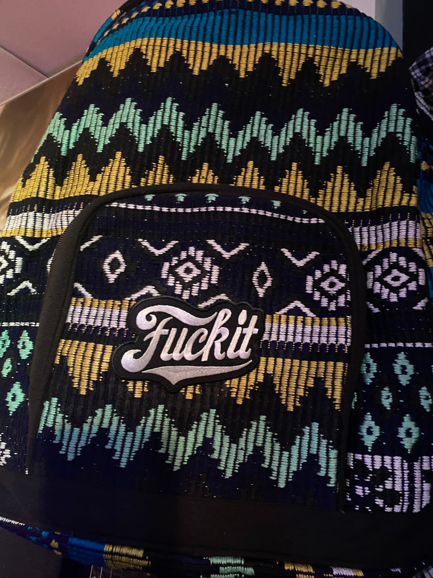 Fuck It Blue Backpack