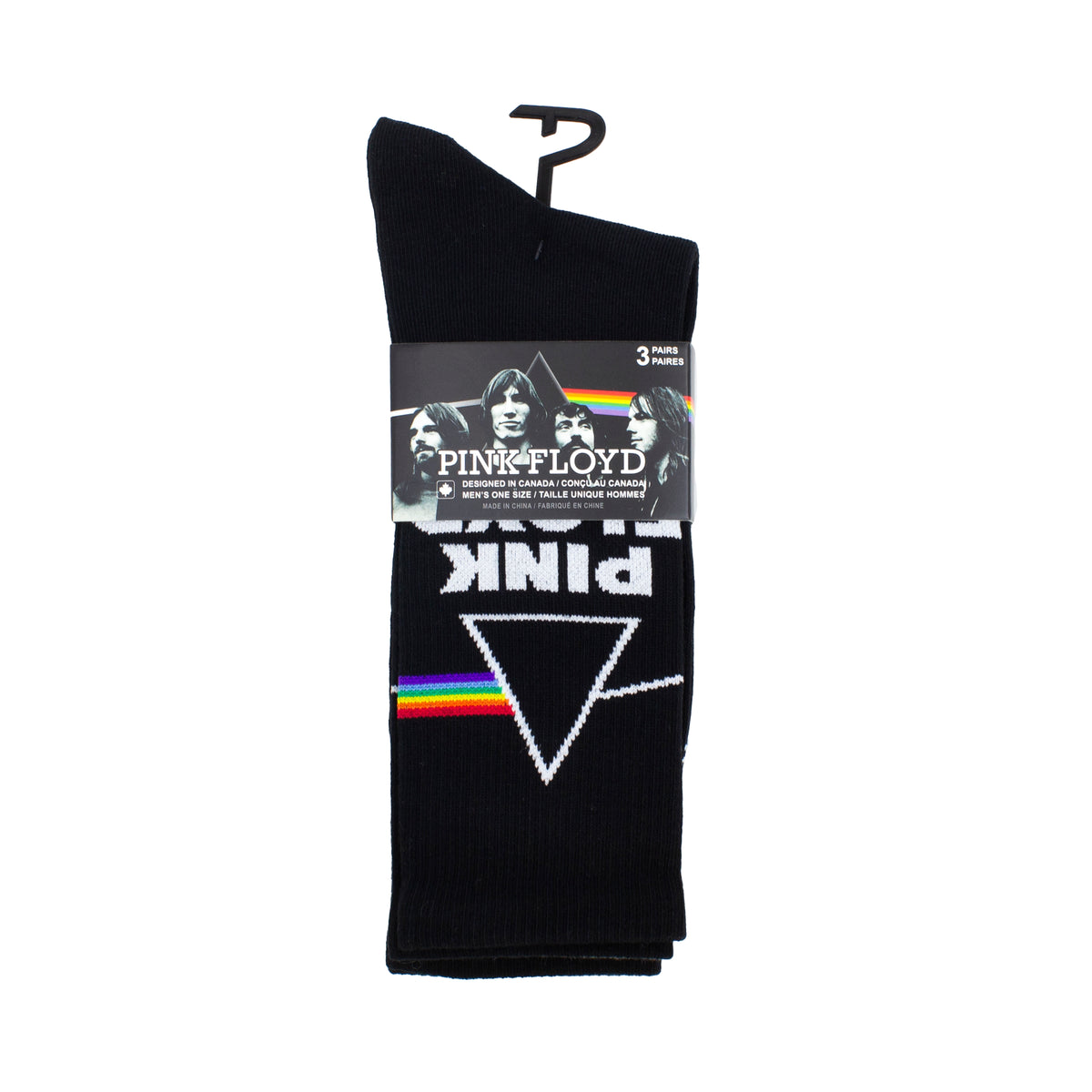 Pink Floyd Socks - 3 pack - SIZE LARGE (Men 9-12 Women 11-14)