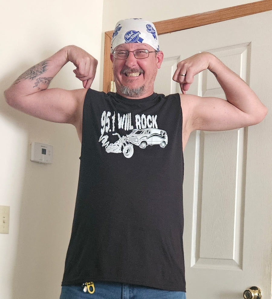 95 WIIL Rock Get You Tickets Sleeveless T-Shirt