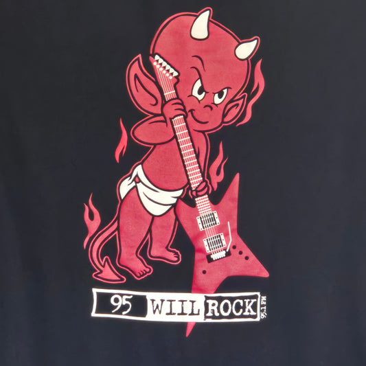 95 WIIL Rock T-shirt Runnin' with the Devil