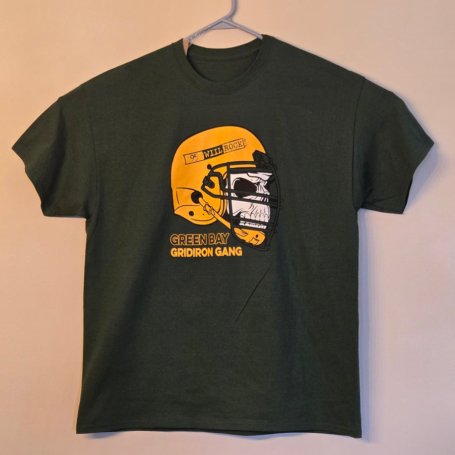 95 WIIL Rock T-shirts Green Bay Gridiron Gang