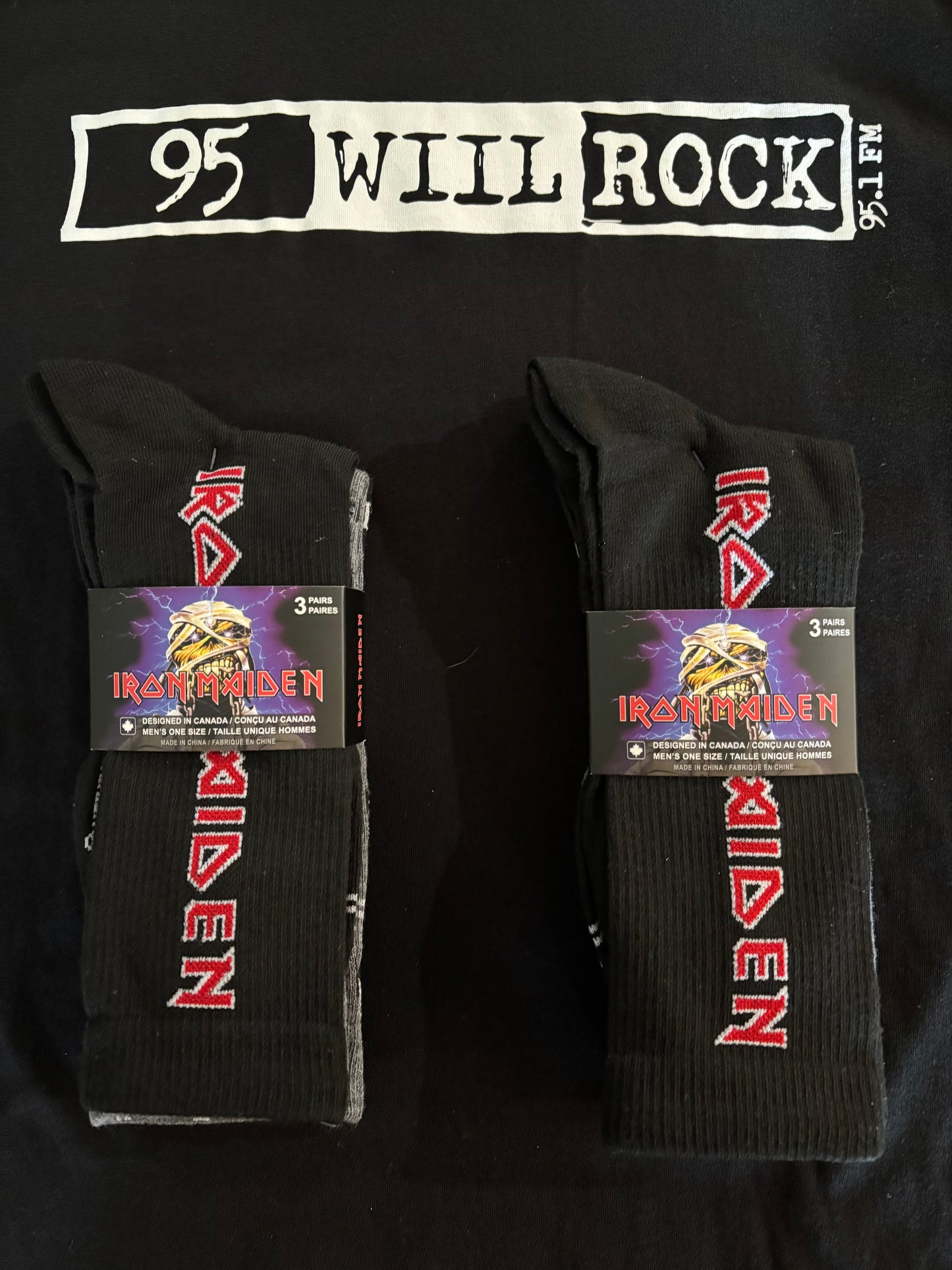 Iron Maiden Socks - 3 pack