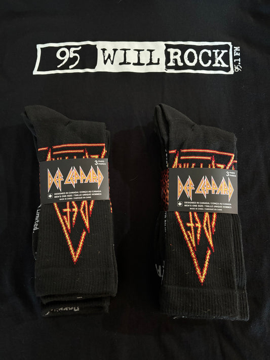 Def Leppard Socks - 3 pack