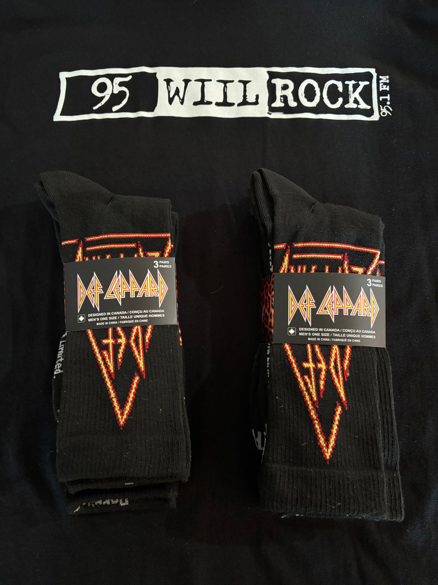 Def Leppard Socks - 3 pack