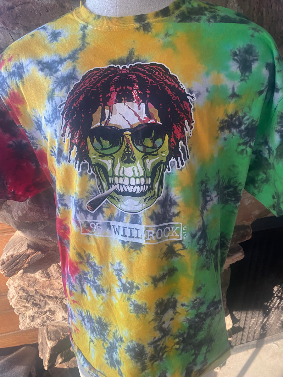95 WIIL Rock Jamaica Tie Dye Tshirt