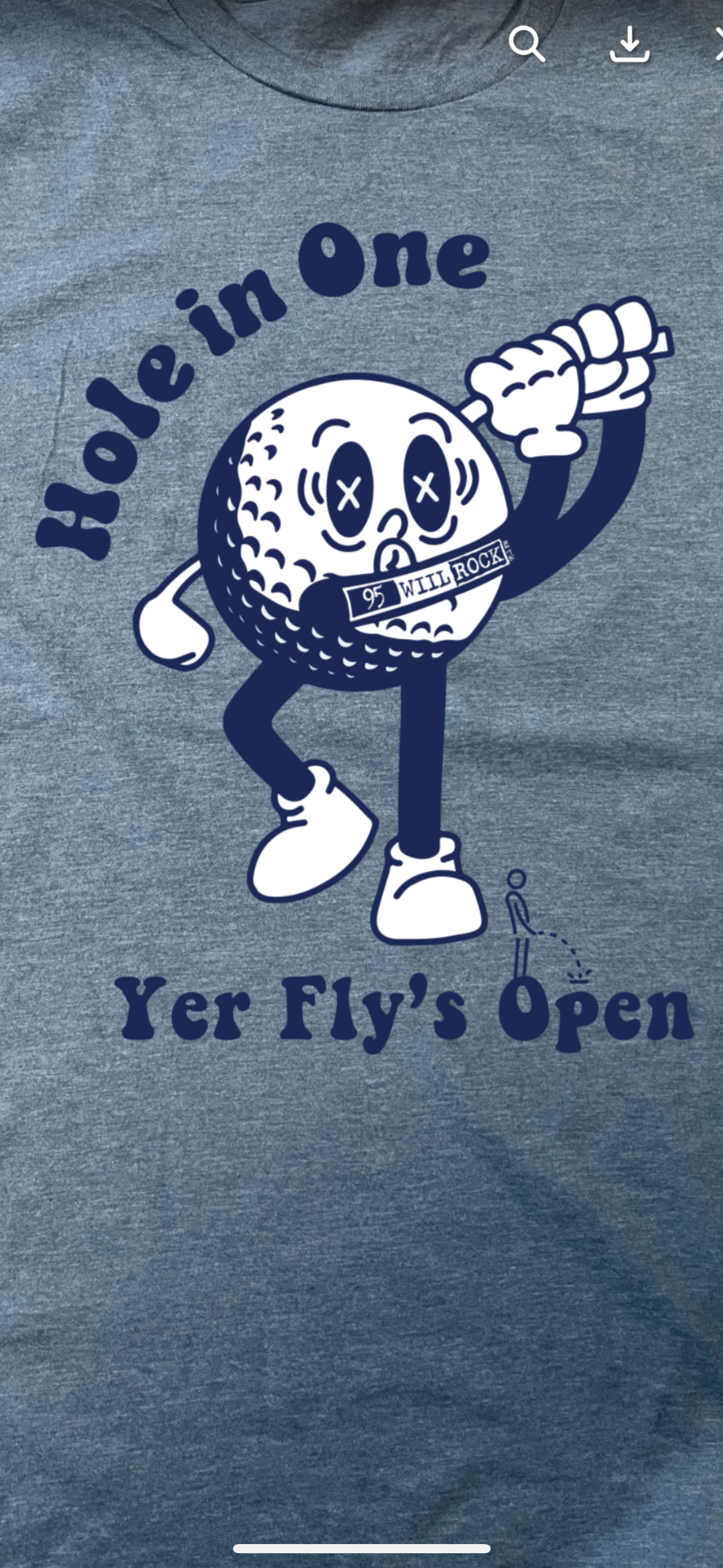 95 WIIL ROCK 2025 GOLF T-SHIRT