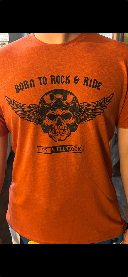 95 WIIL Rock T-Shirt Born to Rock & Ride