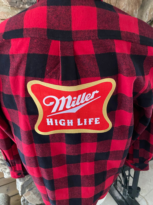 Miller High Life Flannel