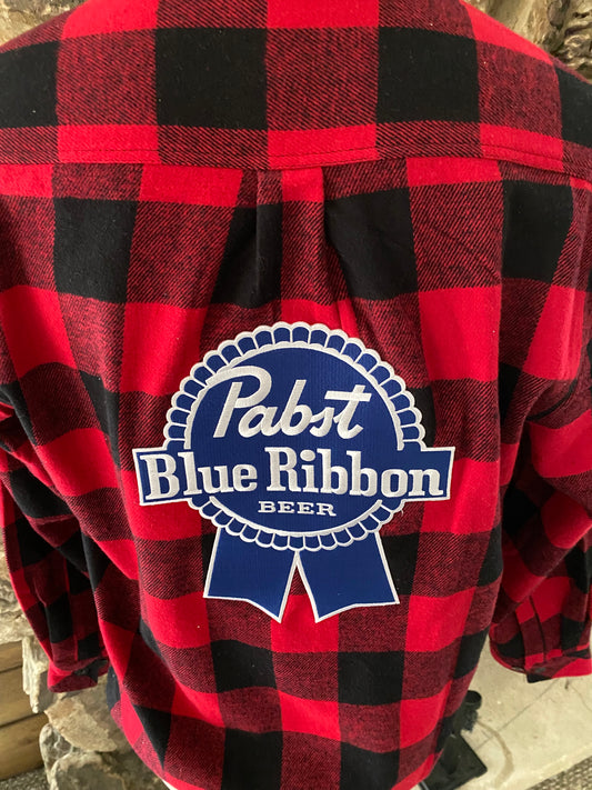 Pabst Blue Ribbon Flannel