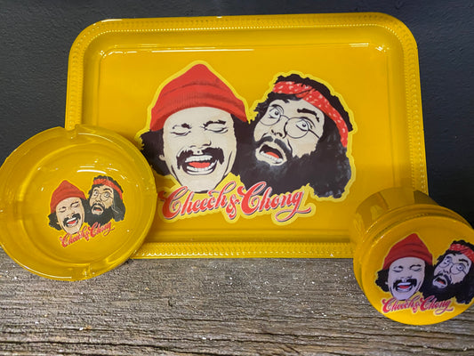 Cheech and Chong Rolling Tray and Accessories
