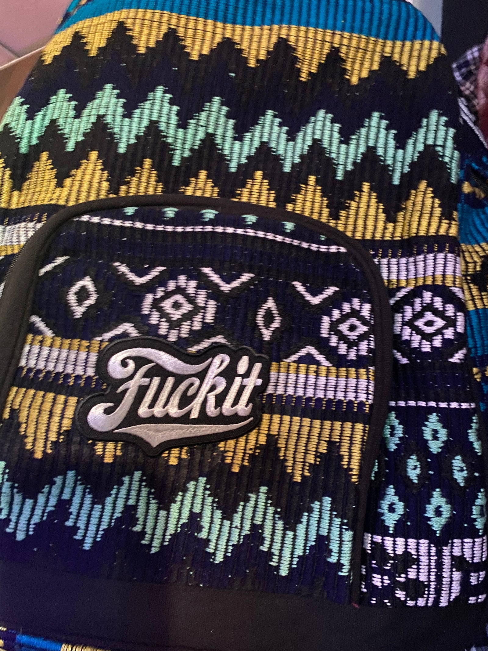 Fuck It Blue Backpack