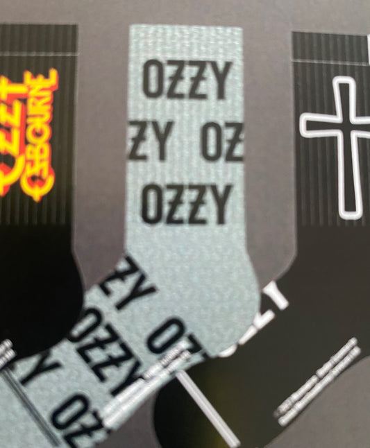 Ozzy Osbourne socks - 3 pairs