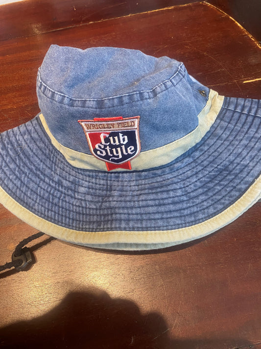 Old Style beer hat
